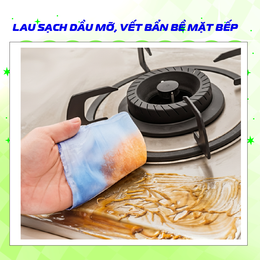 [100 TỜ-MUA 2 TẶNG 1] Khăn Giấy lau bếp, chén bát KRCLEAN 20x20cm siêu sạch, thấm hút tốt