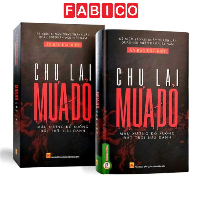 Sách - Mưa Đỏ - Ấn Bản Bìa Cứng Kèm Hộp Và Chữ Ký Scan