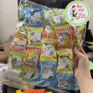 bịch 60 gói snack ăn vặt bim bim Kitty hằng đại siêu ngon, bim bim kitty hằng đại