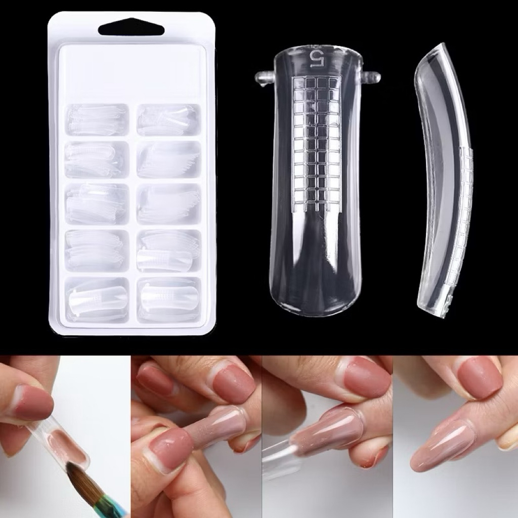 Hộp 100 móng tạo Dual form dáng vuông