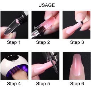Hộp 100 móng tạo Dual form dáng vuông