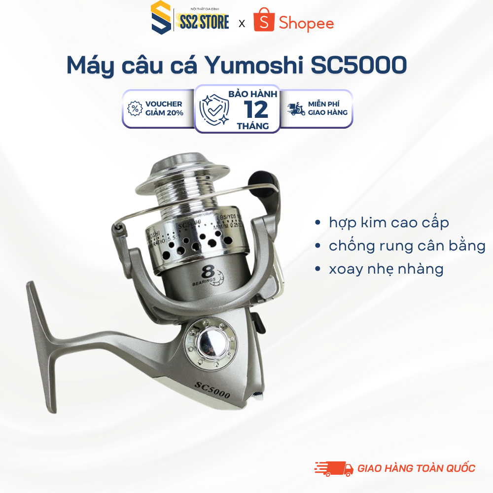 [sale] Máy câu cá Yumoshi SC5000