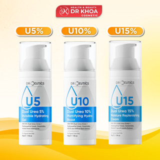  DRCEUTICS Kem Dưỡng Dual Urea 5% 10% 15% Cấp Ẩm Làm Dịu Phục Hồi Da 50g 