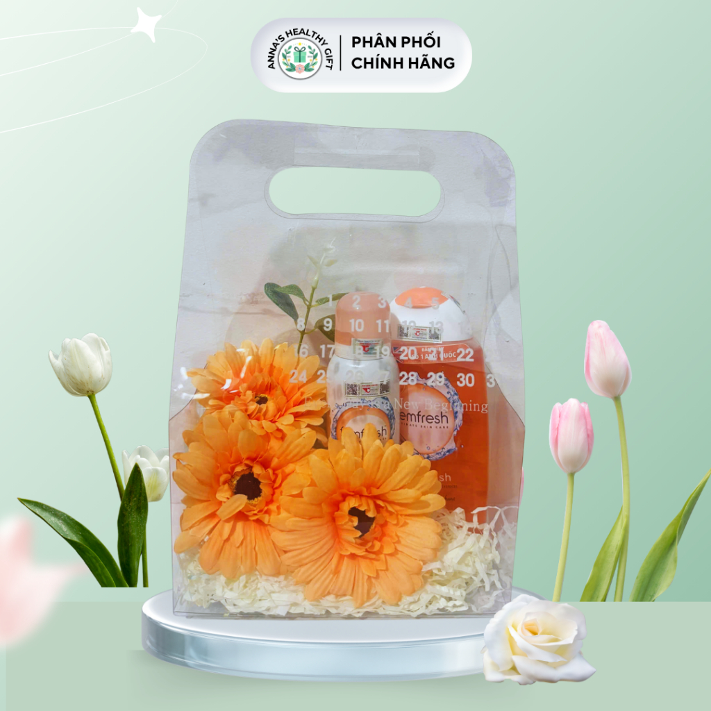 Combo Quà Tặng Femfresh Dung Dịch & Xịt Khử Mùi Dịu Nhẹ An Toàn Lành Tính