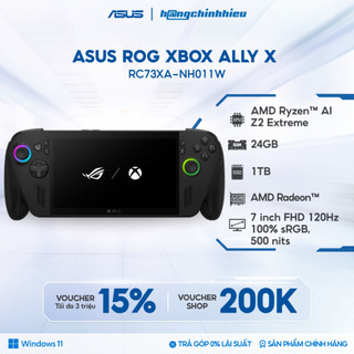 Máy chơi game cầm tay ASUS ROG Gaming Xbox Ally X RC73XA-NH011W Ryzen AI Z2 Extreme | 24GB | 1TB | 7.0 inch FHD