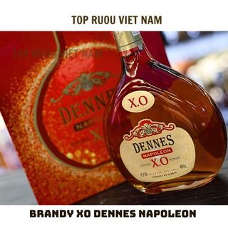 Brandy XO Pháp Napoleon Dennes  - 700ml - 40% [Chính Hãng] [Top Rượu VN]
