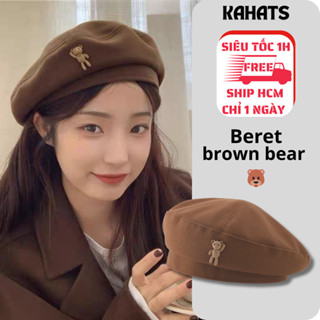  Mũ Nồi Vải Kaki Cho Mùa Thu Đông KAHAT Nón Beret Nữ Thời Trang Hàn Quốc Phong Cách Dễ Thương MN11 
