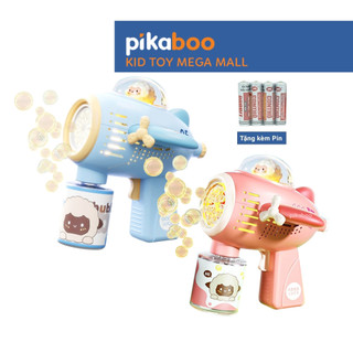  Đồ chơi máy thổi bong bóng xà phòng máy phun bong bóng Pikaboo ra nhiều bong bóng đẹp mắt an toàn 