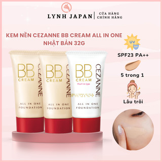 Kem nền Cezanne BB Cream che khuyết điểm 4 trong 1 Nhật Bản SPF 23 PA++ 40g