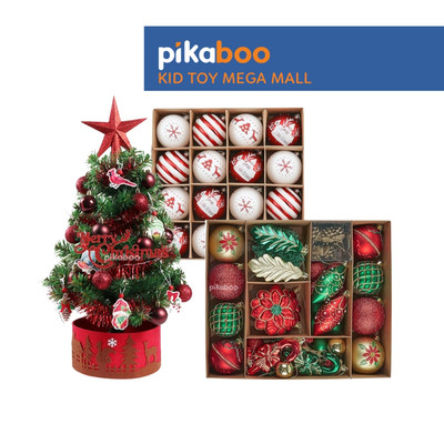 Phụ kiện trang trí Noel Pikaboo quà giáng sinh đa dạng mẫu mã kiểu dáng theo tiêu chuẩn Châu Âu sơn tĩnh điện bền màu