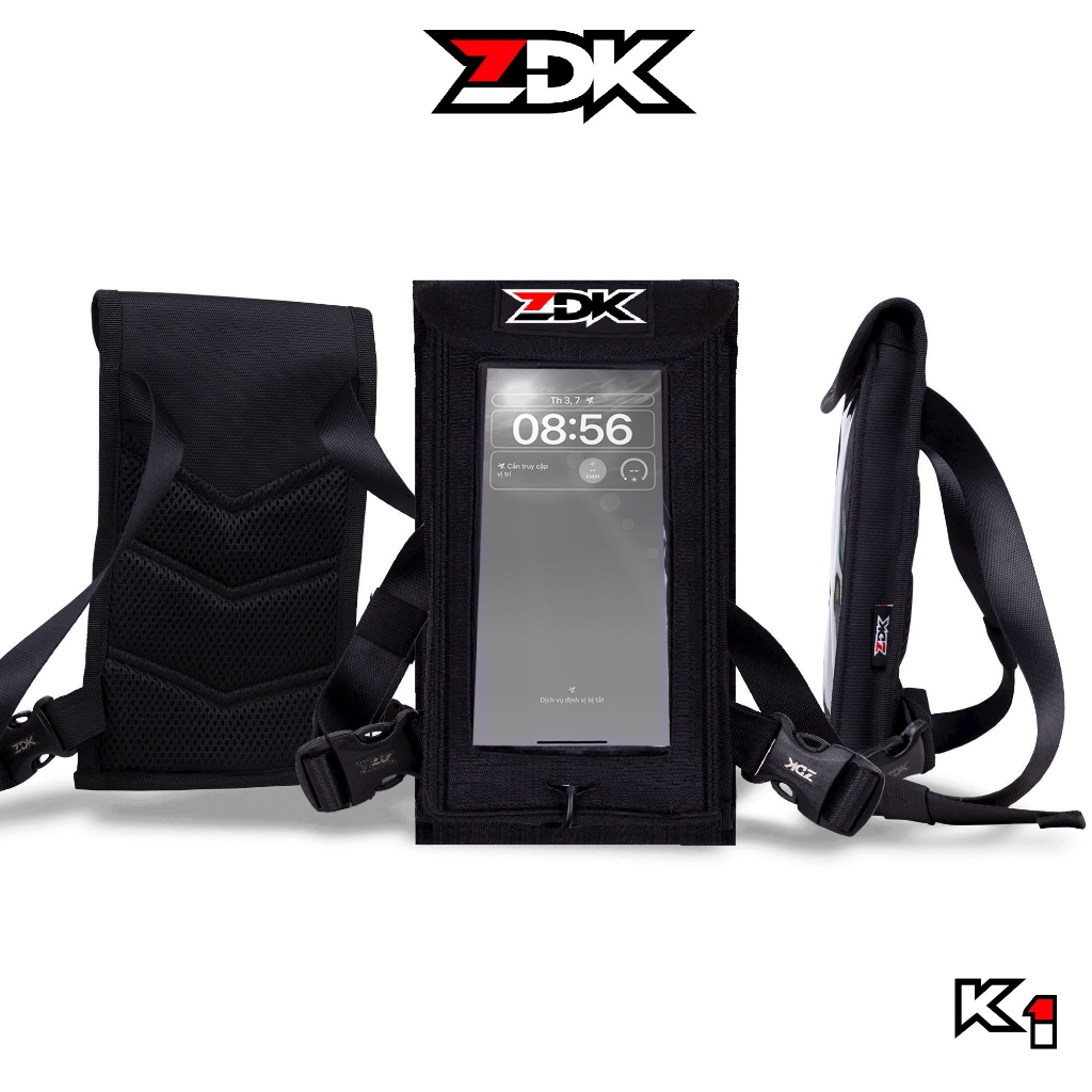 Túi Mini Treo Đầu Xe Máy ZDK K1 - K5 - JARVAN Chạy Grab cảm ứng điện thoại - Nhỏ Gọn Tiện Dụng.