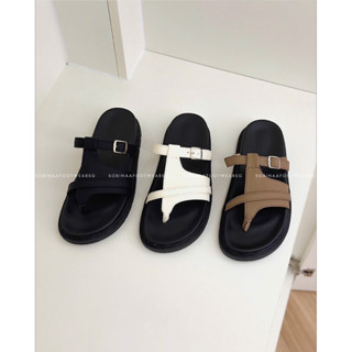 ✨SOBINAA  – Dép Xỏ Ngón FORM NHỎ Da Mịn Chuẩn Gu Hàn, Êm Mềm Sang Xịn