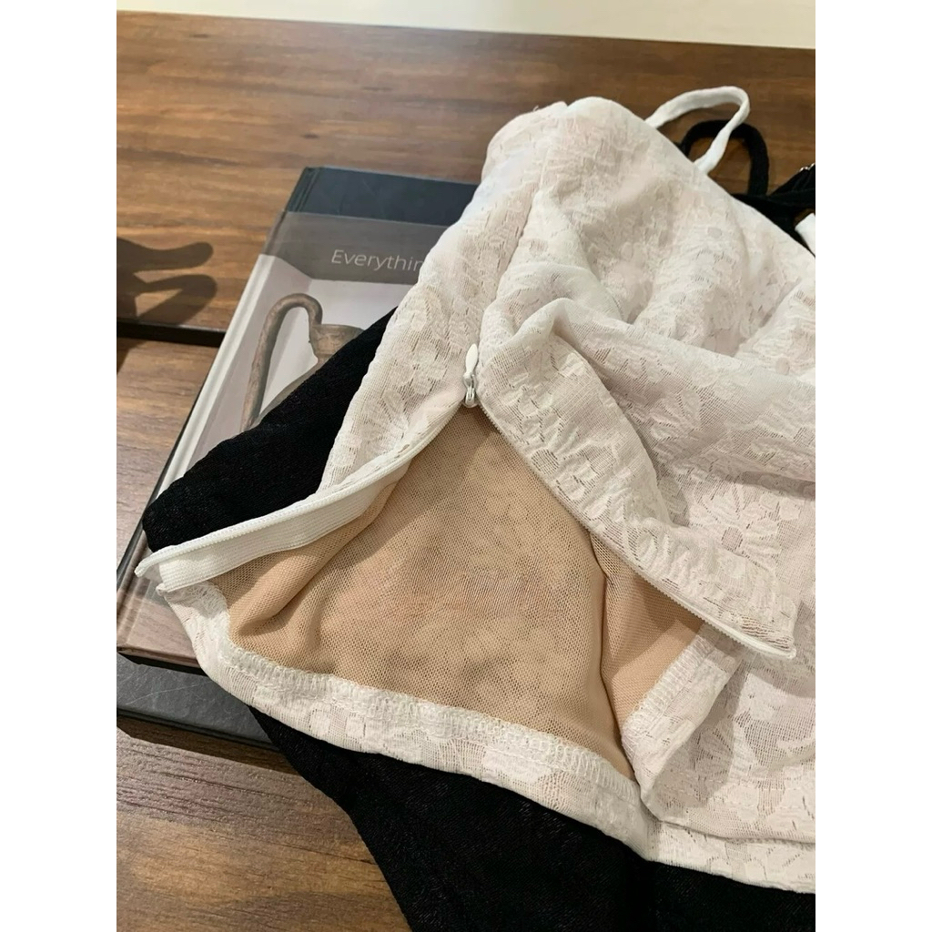 [HÀNG LOẠI 1] Set Áo 2 Dây Ren Hoa Thêu Nổi Kèm Áo Khoác Cardigan Ngoài Tay Loe Siêu Xinh | BigBuy360 - bigbuy360.vn