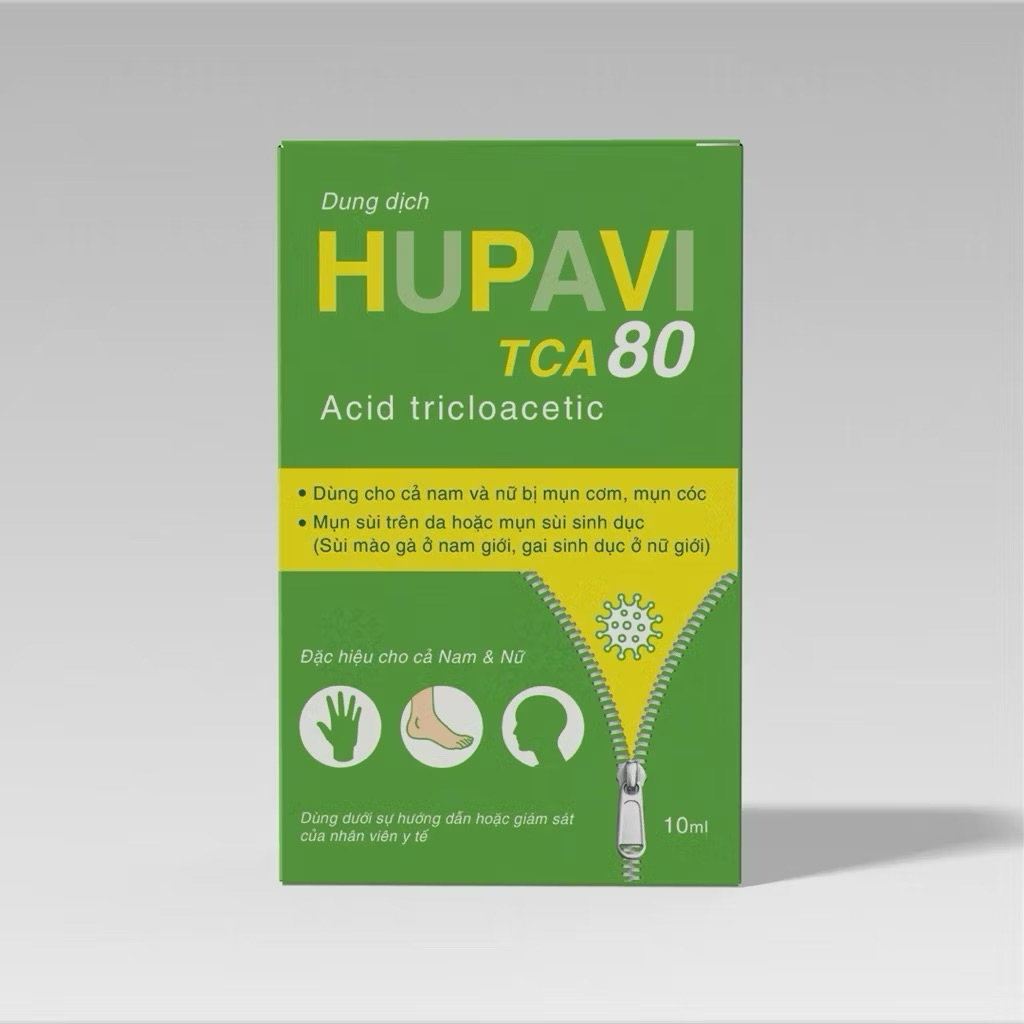 [Che tên] Chấm Rụng Sùi Hupavir TCA 80 lọ 10ml - Chấm rụng sùi, mụn cơm, mụn cóc, chuỗi hạt ngọc cho