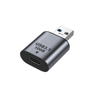(10Gbps) Đầu Chuyển USB Sang Type C âm vỏ hợp kim có hỗ trợ sạc- HPS