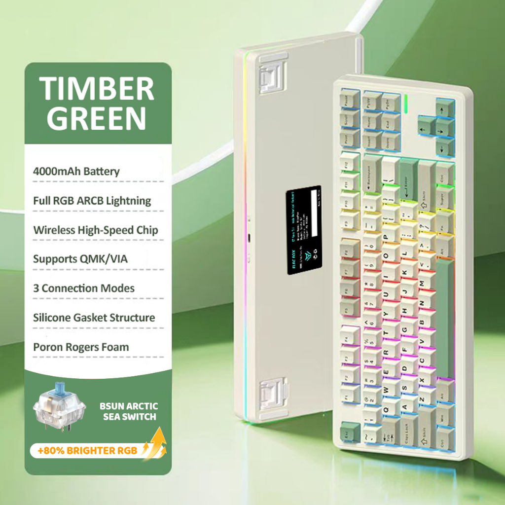 Bàn Phím Cơ Không Dây LINKY 87  PRO  Hỗ Trợ Hotswap 5Pin - Đèn RGB - Kết Nối Đa Dạng | BigBuy360 - bigbuy360.vn