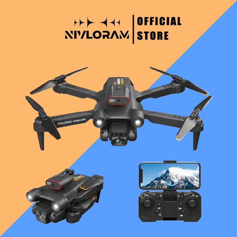 Drone Flycam M17,điều khiển từ xa Camera kép HD,Điều chỉnh góc ống kính từ xa,chức năng tránh chướng ngại vật