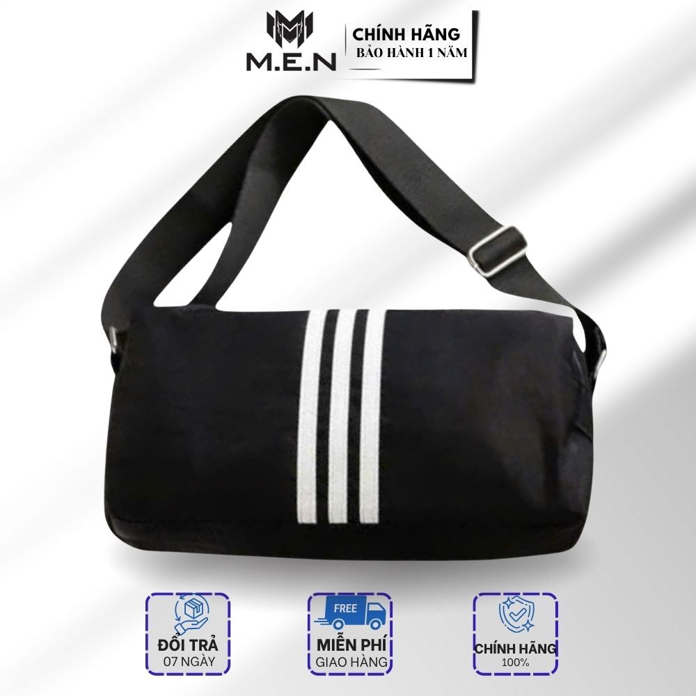 Túi đeo vai gối hình chữ nhật đường phố M.E.N 3 sọc lớn D2 và 3 sọc nhỏ D1 chống sốc [KHUYẾN MÃI]