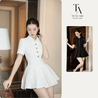   Sale up to 40% Set váy xòe dáng chữ A xếp ly phong cách tiểu thư sang chảnh 