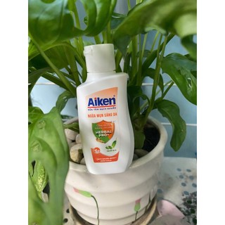  Sữa tắm sạch khuẩn Aiken 60g chiết xuất bạc hà - Ngừa mụn sáng da   Size du lịch   