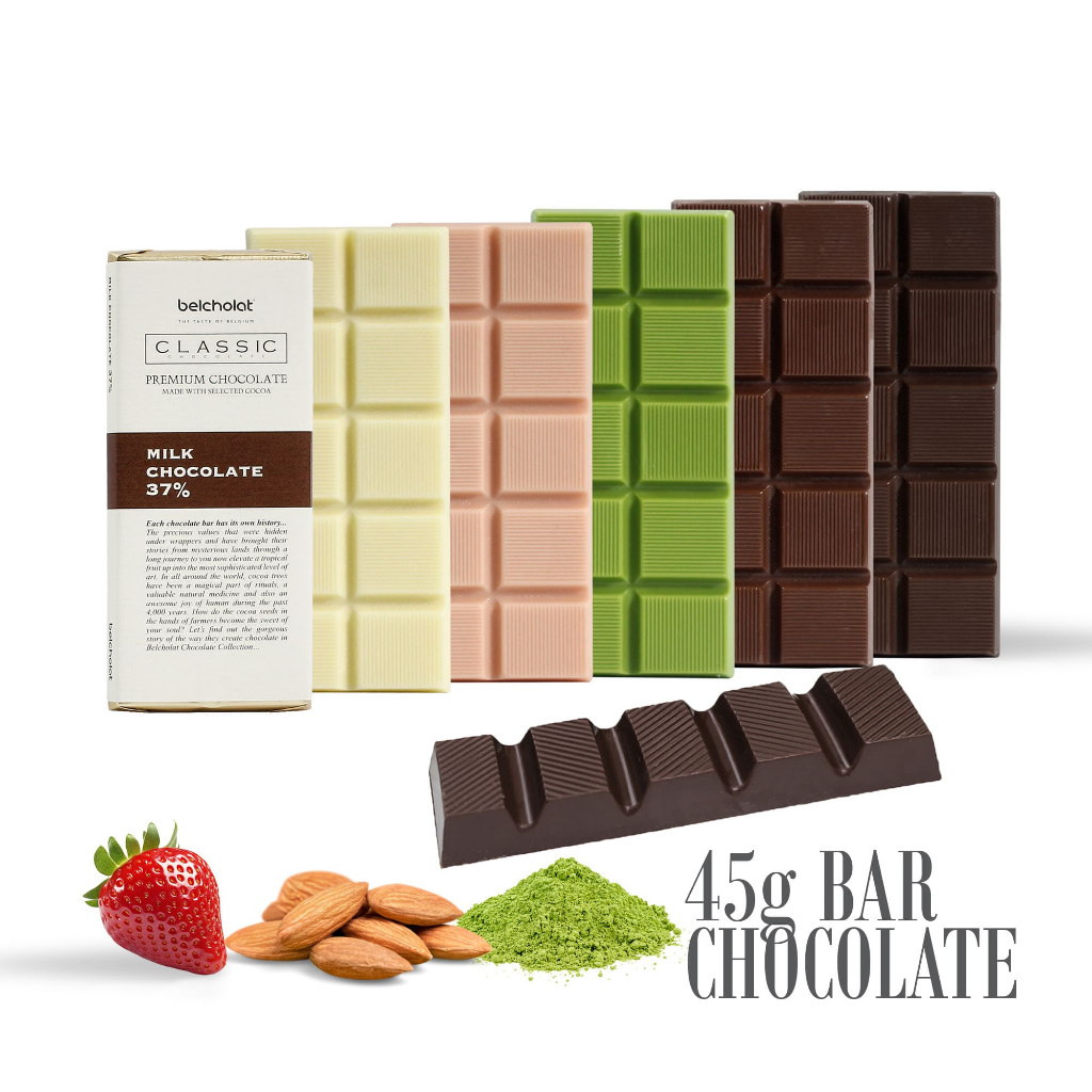 Bộ Thanh Socola 45g Belcholat đa vị - Ăn vặt healthy và tiện lợi