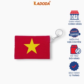 [QUÀ TẶNG]  Ví treo chìa khoá cờ đỏ sao vàng