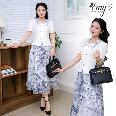 [LƯU Ý SẢN PHẨM CHỈ ÁO] Áo Nữ Văn Phòng Thiết Kế EMY Thời Trang Cao Cấp A4041 Vải Tuyết Mưa Sang Chảnh