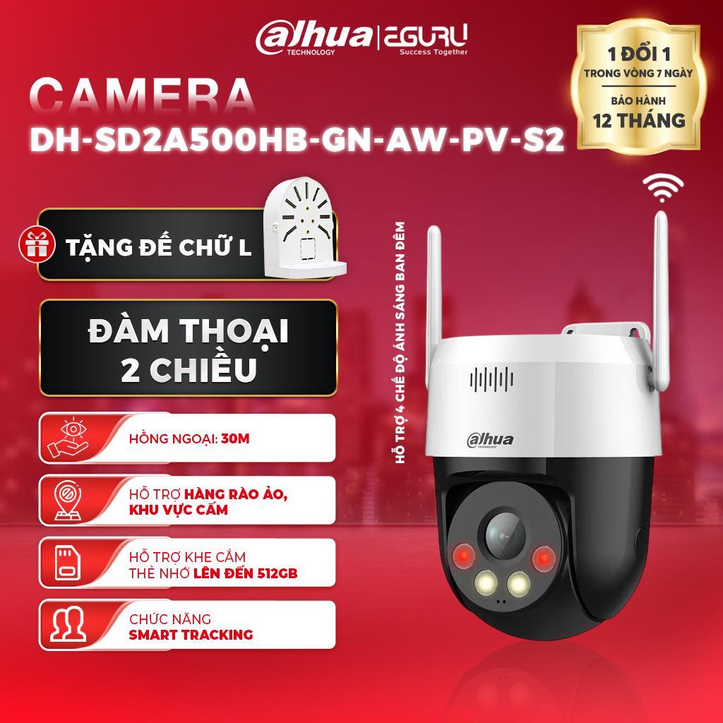 Camera Ngoài Trời IP PTZ Wifi 5MP DAHUA DH-SD2A500HB-GN-AW-PV-S2 - Đàm Thoại 2 Chiều - BH Chính Hãng