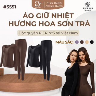  Bộ Giữ Nhiệt Tàng Hình 3 In 1 Pier N°5 - công nghệ tăng nhiệt 5oC - tinh chất hoa trà dưỡng da 5551 
