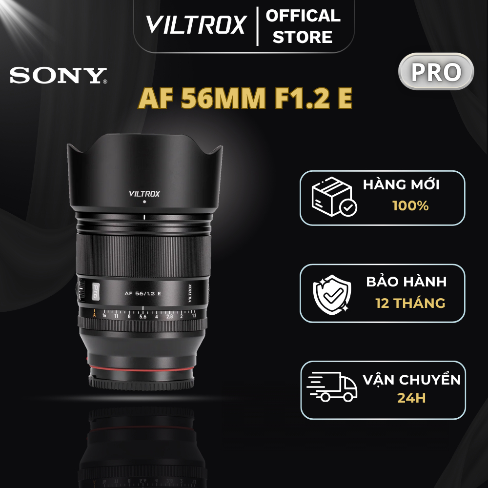 VILTROX AF 56mm F1.2 APS-C Pro For Sony E-Mount - HÀNG CHÍNH HÃNG
