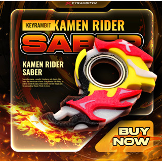   KAMEN RIDER  Keyrambit Saber - Brave Dragon - Chất Liệu Nhựa In 3D Cao Cấp - Móc Khoá Xả Stress 