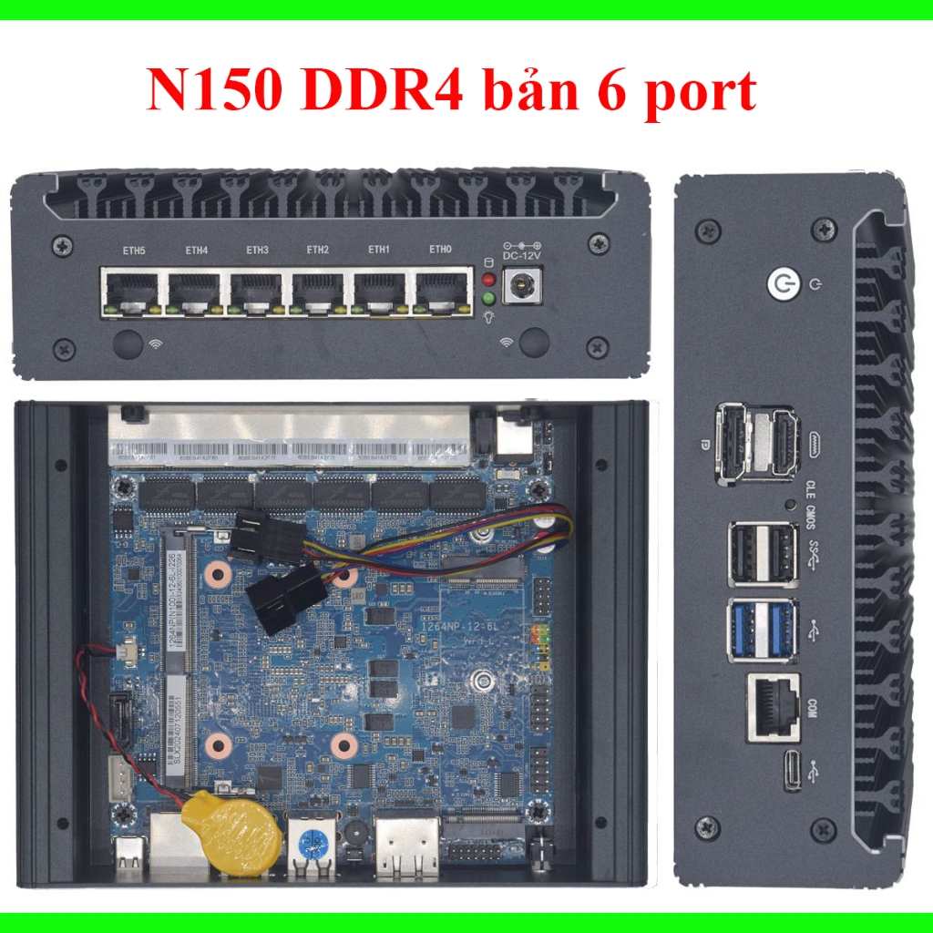 PC router , minipc N4100 , 6305, N5095 , N5105 , N100 N150 , 8505 port 2.5Gbps, chạy Routeros , Linux , Pfsense | BigBuy360 - bigbuy360.vn