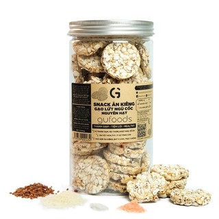  SNACK gạo lứt ăn kiêng nguyên hạt GUfoods 80gr-150gr 