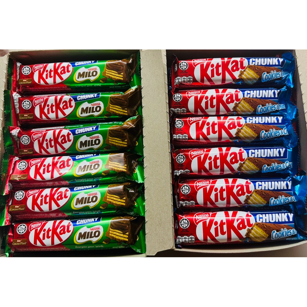 Socola KitKat Chunky Milo Thanh 38G