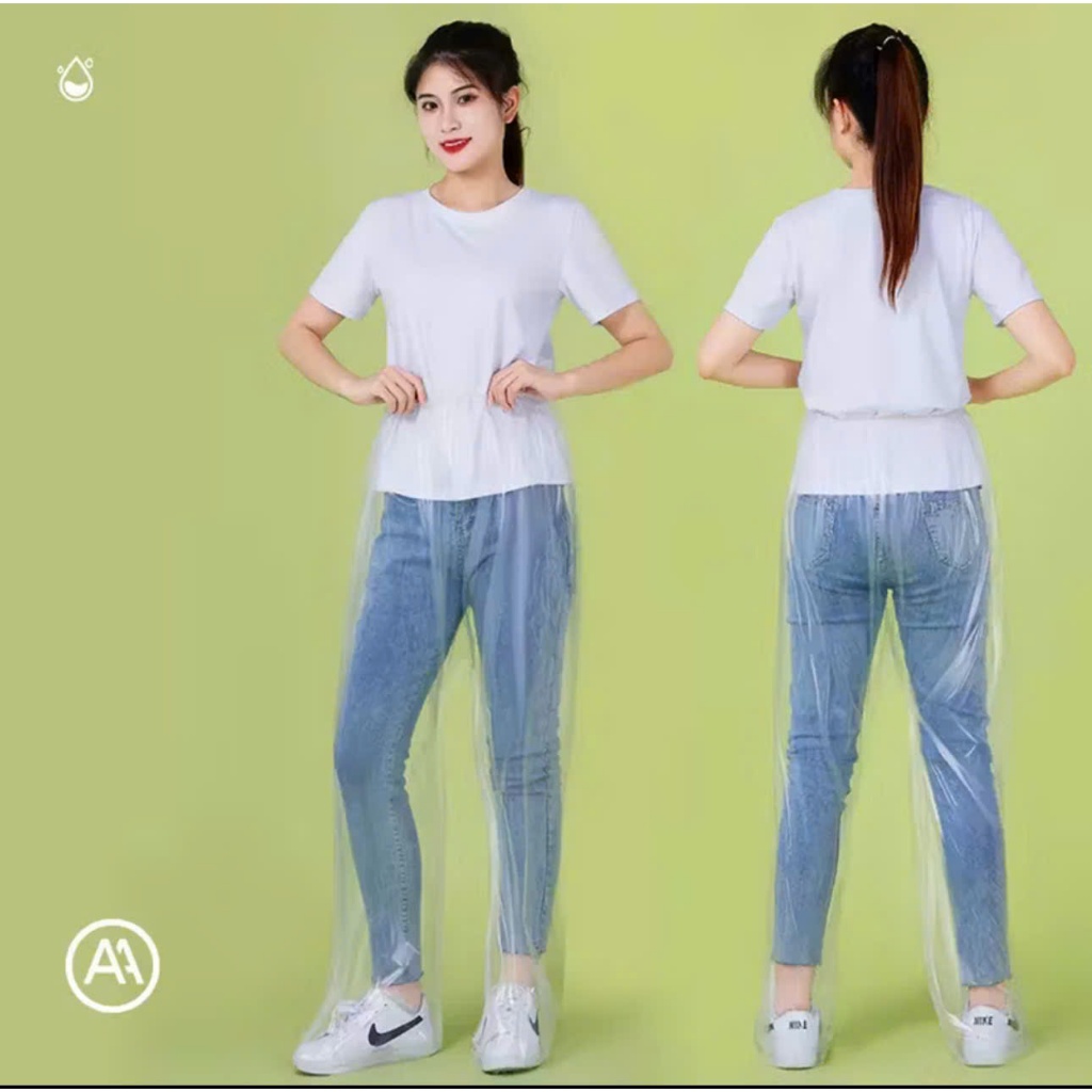 {HCM}Combo 10 Quần đi mưa , Ủ kem dùng nhiều lần dành cho cả nam và nữ thiết kế trùm chân chống mưa, nước bẩn té