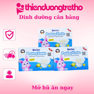 Cháo sữa Burine Vani Và Bích Quy Và Pudding Vani cho bé từ 6 tháng