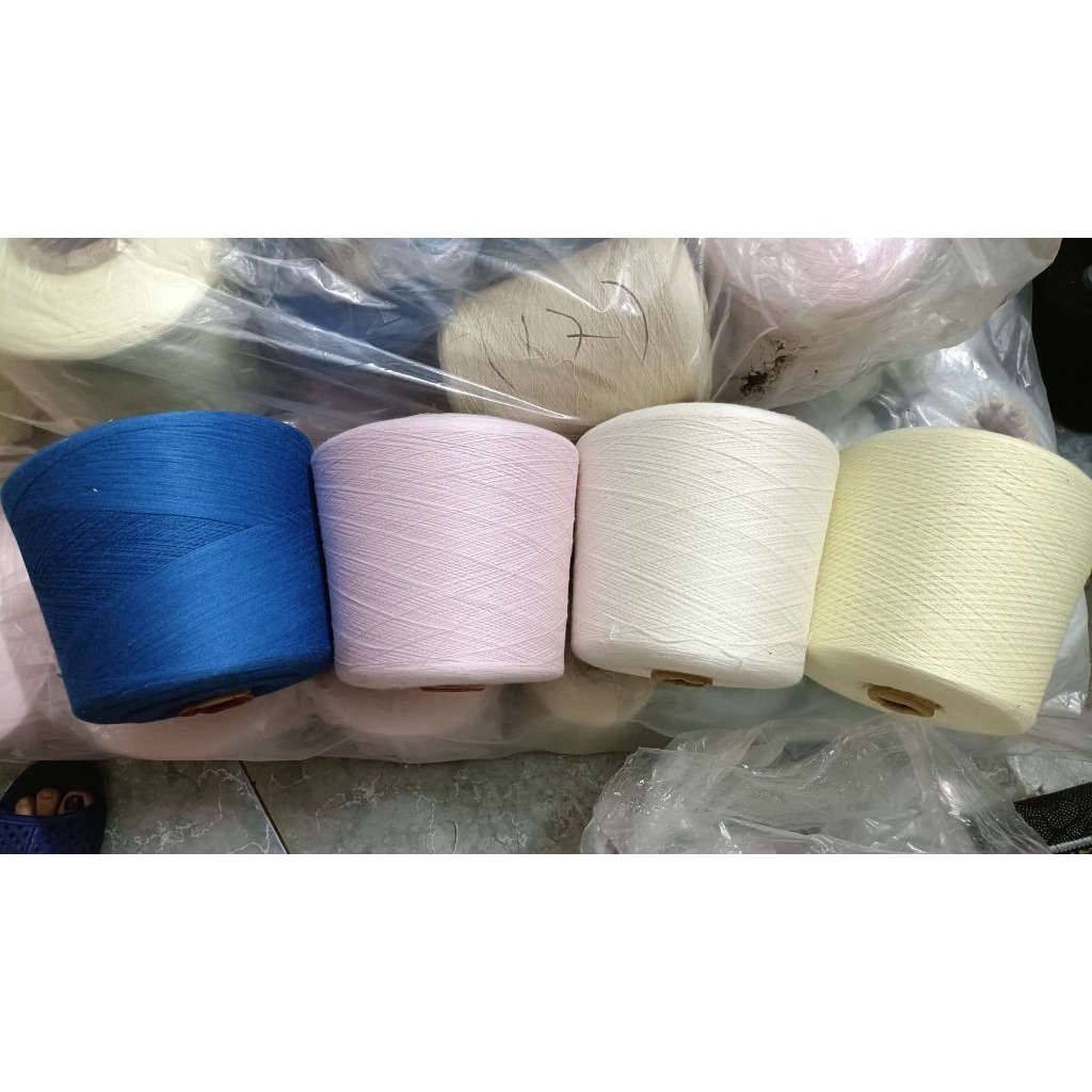 Len mùa đông 60© cotton,40% wool ( sét 500g)