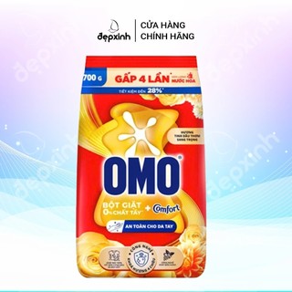 Túi bột giặt Omo Comfort tinh dầu thơm 700gr
