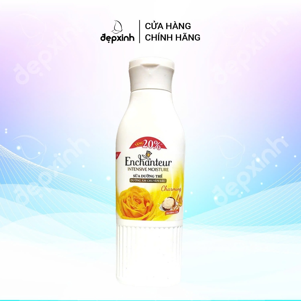 Sữa dưỡng thể dưỡng ẩm chuyên sâu Enchanteur hương Charming 200g