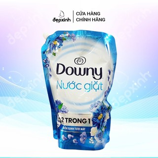 Túi nước giặt Downy 2 trong 1 Hương Biển Xanh Tươi Mát 2kg
