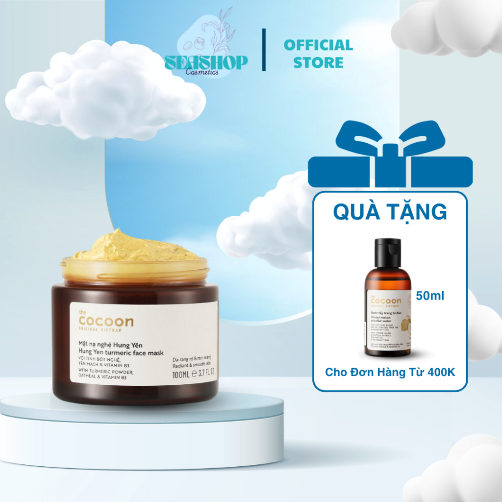 Mặt Nạ Nghệ Hưng Yên Cocoon - Turmeric Face Mask