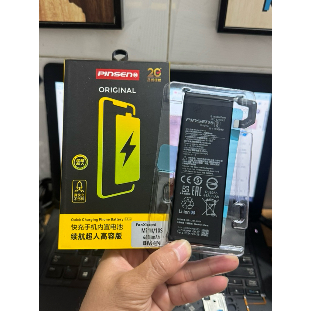 PIN MI 10 5G / MI 10S 5G ZIN PINSEN MÃ BM4N DUNG LƯỢNG CHUẨN 4680MAH