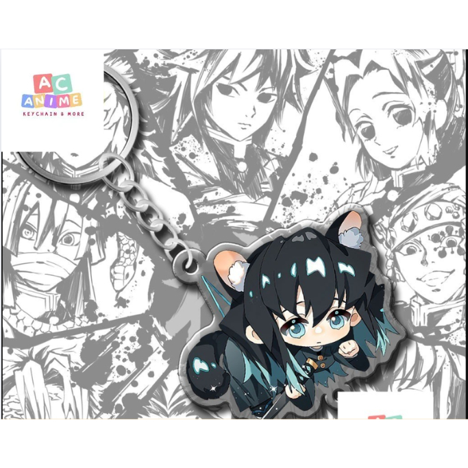 Móc khóa Muichiro Chibi Demon Slayer Anime Manga