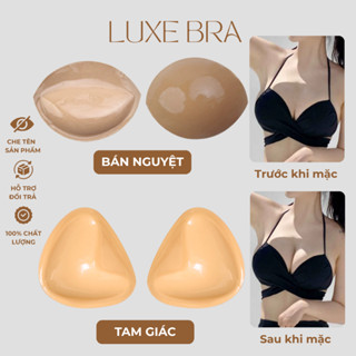  Miếng Dán Nâng Ngực Luxe Bra MD13 – Độn Ngực Tam Giác Hai Mặt Keo Đệm Dày 3cm Dính Siêu Chắc Tái Sử Dụng Nhiều Lần 