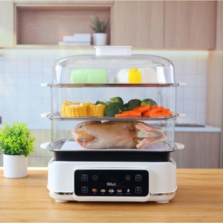 (NEW 2025) Nồi Lẩu Hấp 4 Tầng 4in1 Seka SK6620 (24L) - Đa Năng, Hẹn Giờ - Hàng Chính Hãng