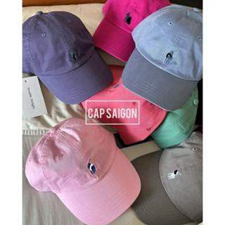 [CÓ LOGO SAU] Mũ phom mềm CAPSAIGON thêu POLO 3 màu mới hot trend basic chất kaki mềm 2 lớp chống UV