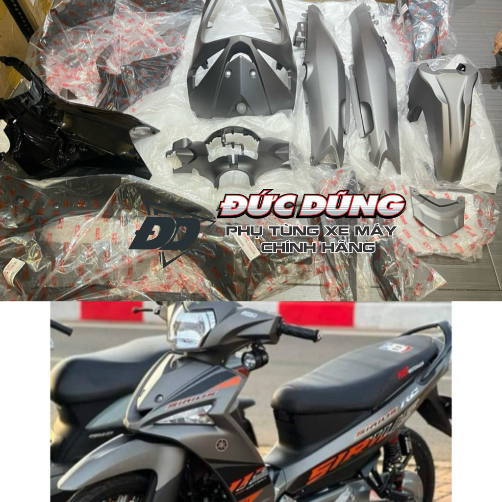 💫Bộ Dàn nhựa áo Sirius Fi 115 đời 2014 trở lên nhiều màu ( bấm vào xem chi tiết)(có thể đổi màu theo