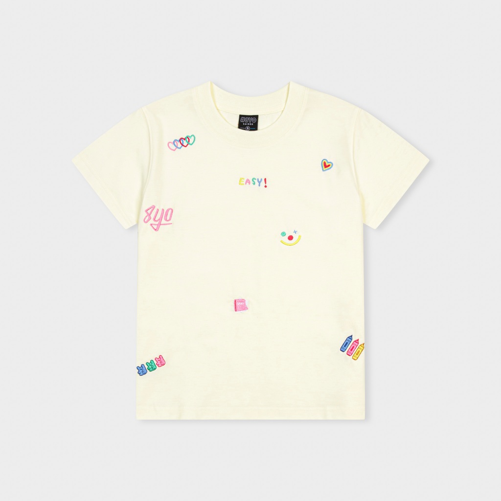 Áo Baby Tee Thêu 8YO CRAYON Cotton Mềm Mịn Mát - Áo Baby Tee Local Brand Chính Hãng | BigBuy360 - bigbuy360.vn