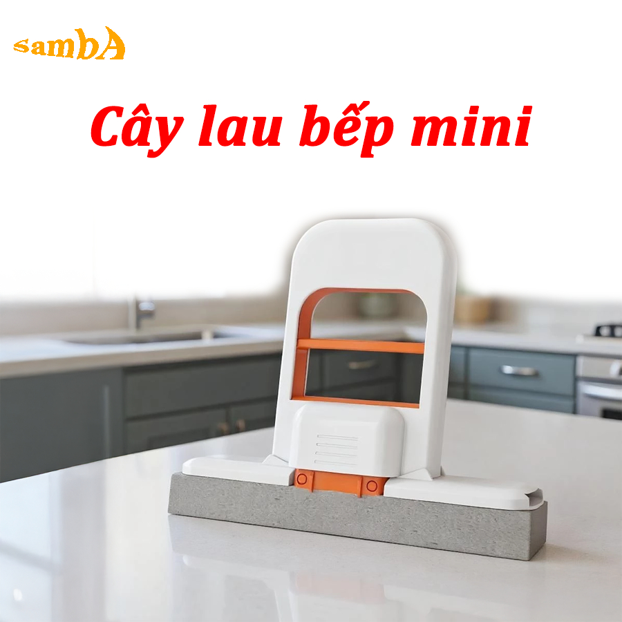 Cây lau bếp mini tự vắt khô - Samba
