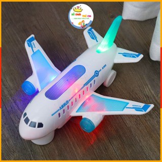 Máy Bay Đồ Chơi Chạy Pin Có Đèn Led Và Âm Thanh